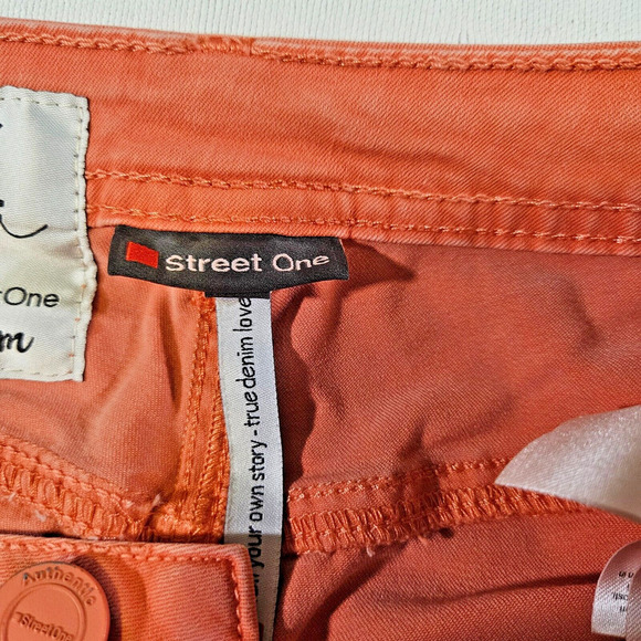Be You Jeans Women's Size 28 (US 6) Coral StreetOne 5 Pocket - German - Value - Picture 14 of 16